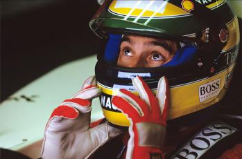 Ayrton Senna (McLaren-Ford), Silverstone 1993 (Foto: ©Hiroshi Kaneko)
